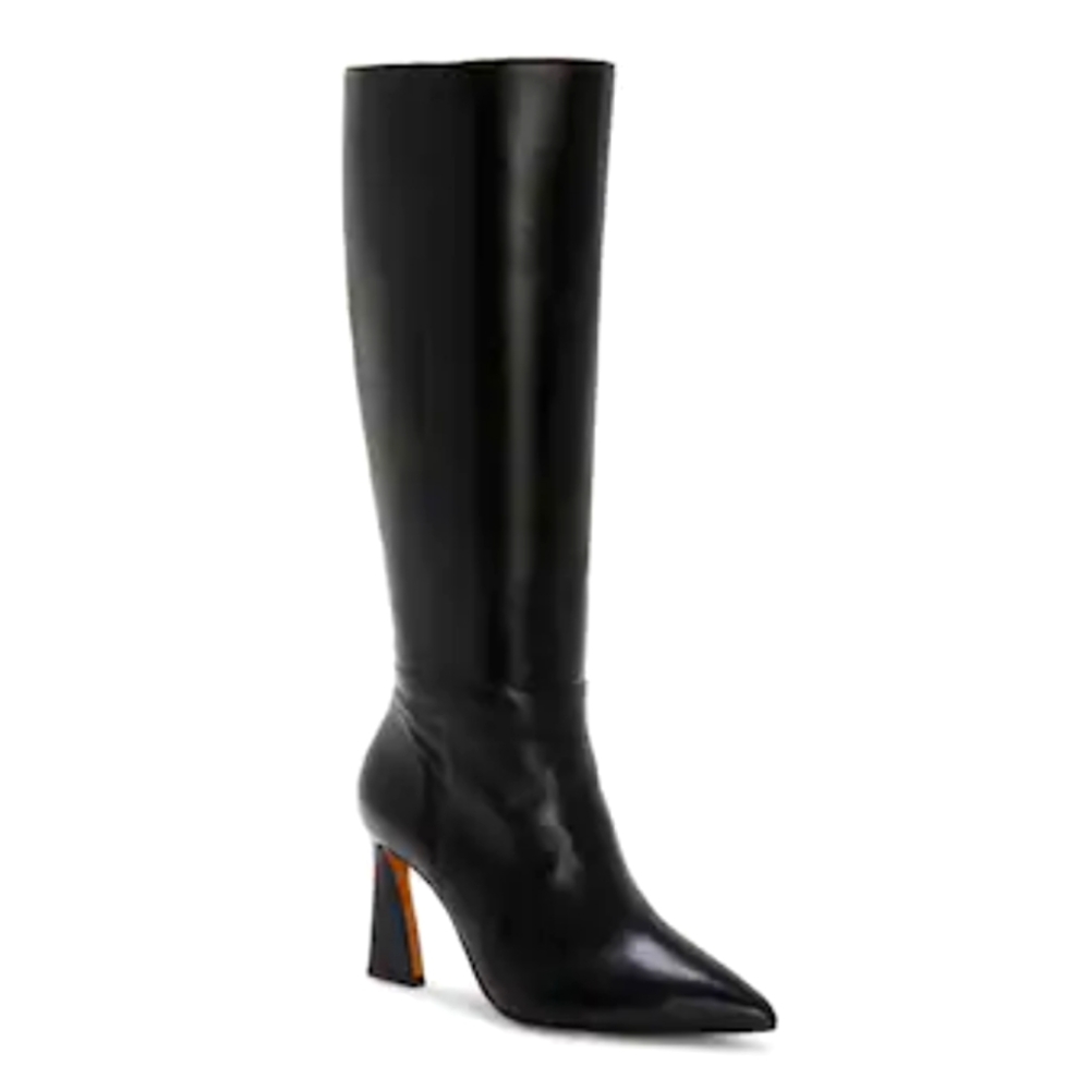 Vince Camuto Black Boot Size 11 M New NIB Leather Tall